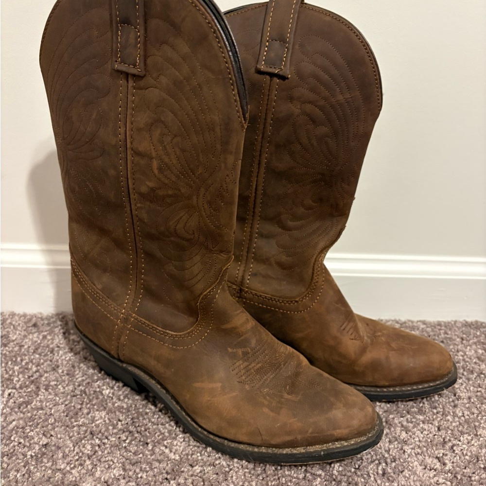 Classic Brown Cowboy Boots